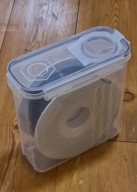 Ngàm treo hũ Amazon Cereal/Filament/Drybox 4L dưới kệ - Image 3