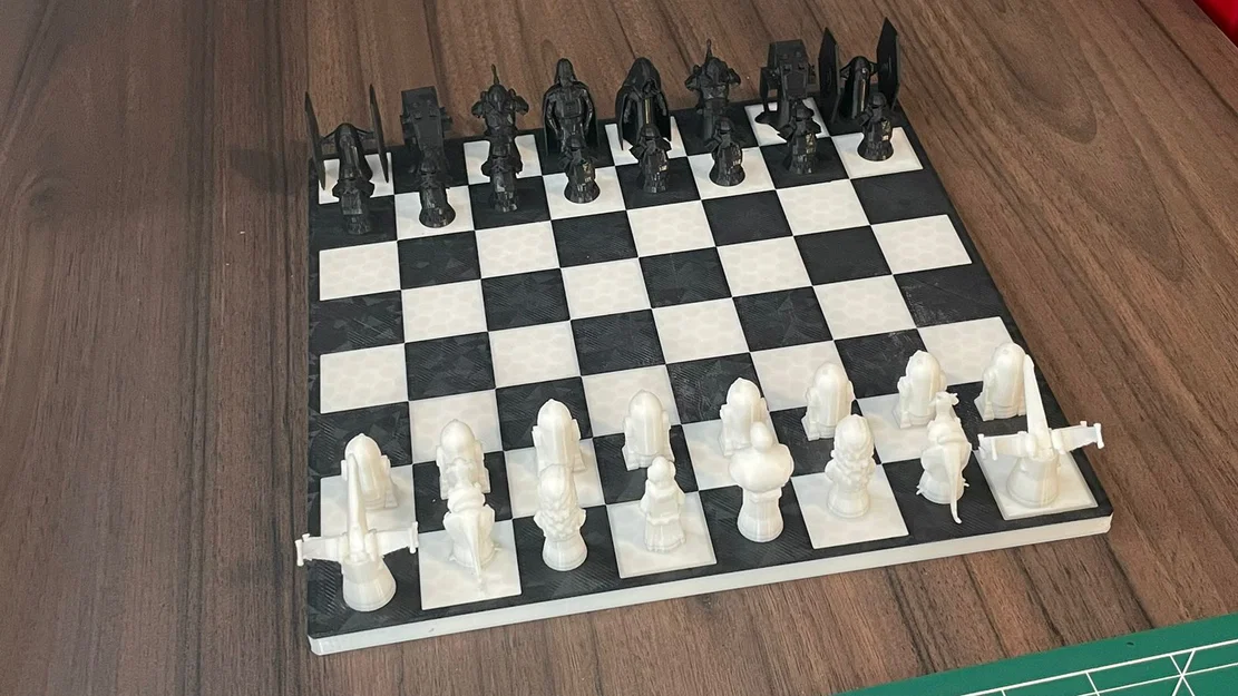 Bàn cờ Checkers & Chess (2 màu, đổi filament 1 lần) - Image 1