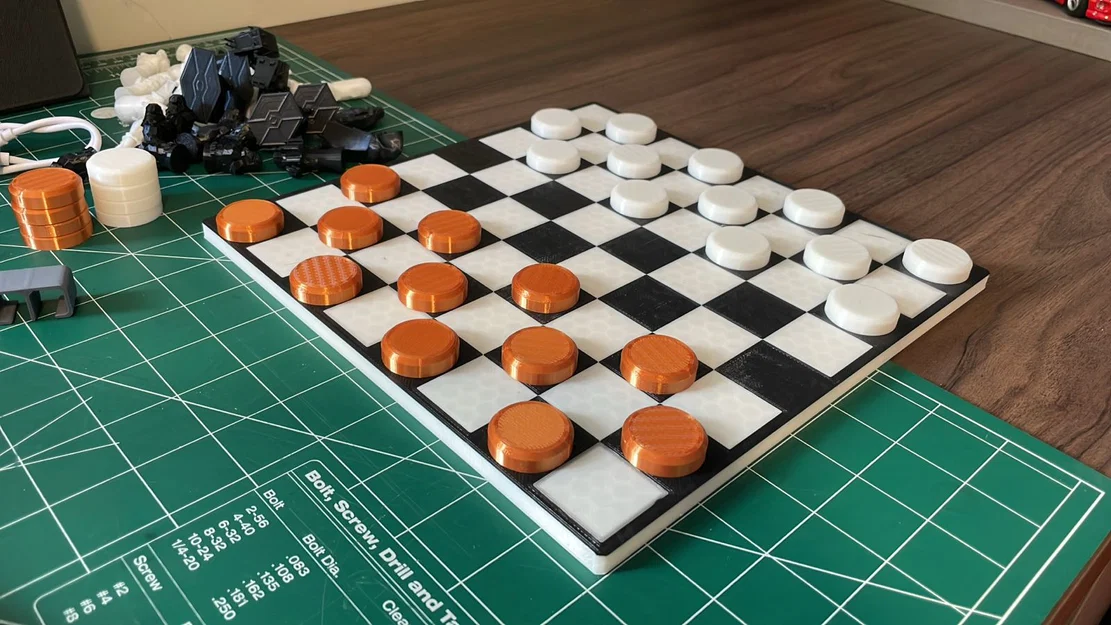 Bàn cờ Checkers & Chess (2 màu, đổi filament 1 lần) - Image 2