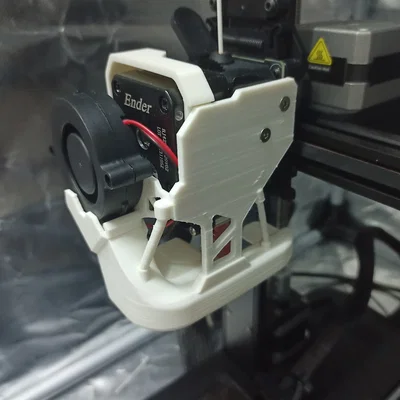Ngàm gắn quạt 5015 cho Ender 3 V3 SE nâng cấp Hotend K1