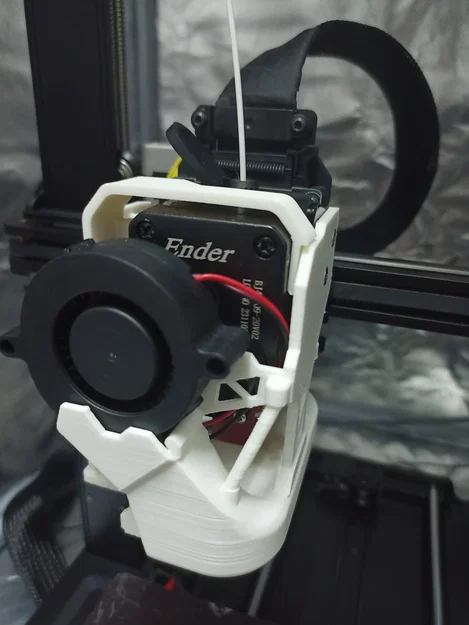 Ngàm gắn quạt 5015 cho Ender 3 V3 SE nâng cấp Hotend K1 - Image 2