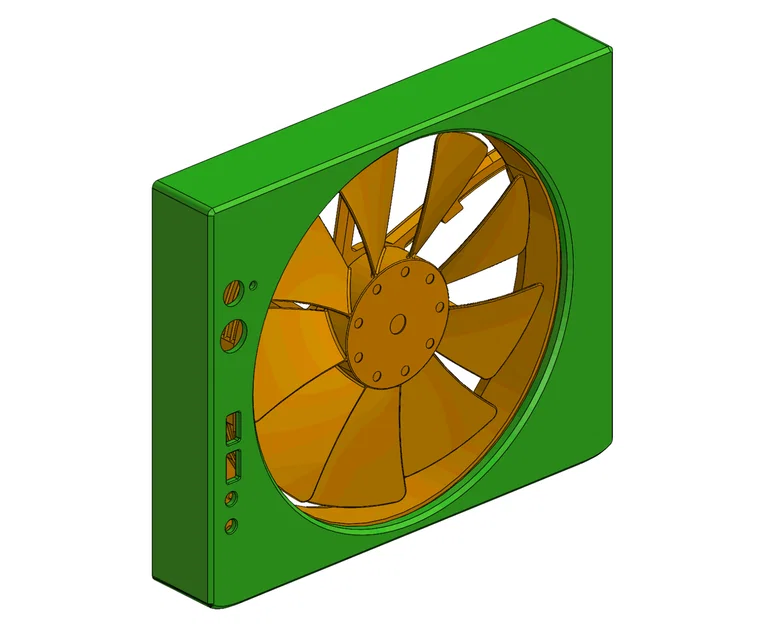 Mặt trước gắn quạt 200mm cho Fractal Node 304 - Image 1