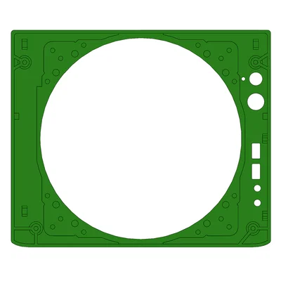 Mặt trước gắn quạt 200mm cho Fractal Node 304