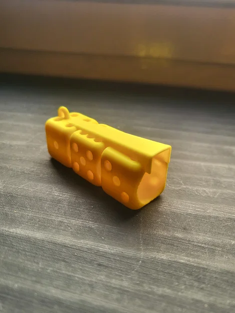 Ốp bật lửa/móc khóa Clipper – Hình xúc xắc - Image 3