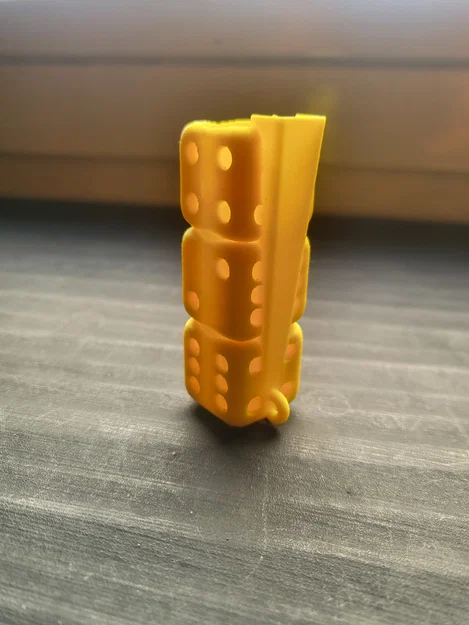 Ốp bật lửa/móc khóa Clipper – Hình xúc xắc - Image 4