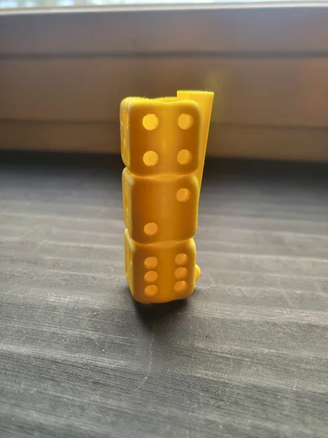 Ốp bật lửa/móc khóa Clipper – Hình xúc xắc - Image 5