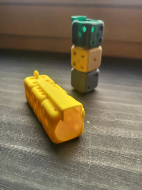 Ốp bật lửa/móc khóa Clipper – Hình xúc xắc - Image 6