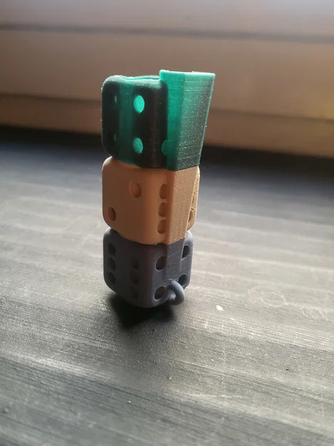 Ốp bật lửa/móc khóa Clipper – Hình xúc xắc - Image 10