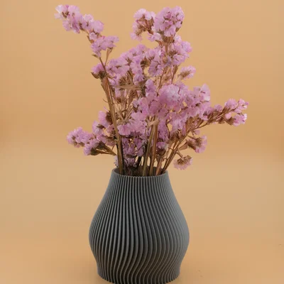 Bình Hoa Gân (Ribbed Vase)