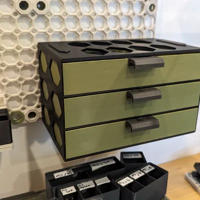 Hộp ngăn kéo Gridfinity Multiconnect (Multiboard) – redesign Fusion 360