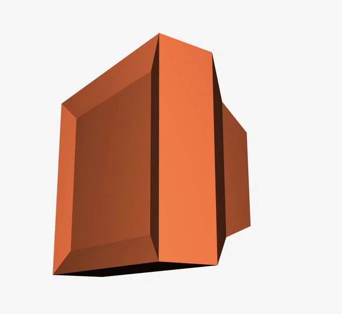 Mô hình trang trí hình khối TV cổ điển - File in 3D đơn giản - Image 1
