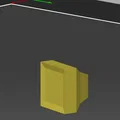 Mô hình trang trí hình khối TV cổ điển - File in 3D đơn giản - Thumbnail 2