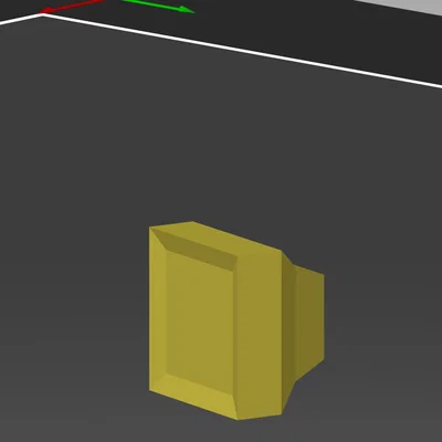 Mô hình trang trí hình khối TV cổ điển - File in 3D đơn giản