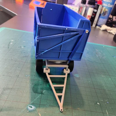 Mô hình rơ-moóc nông nghiệp 9 tấn (tương thích máy kéo MrHanjak)