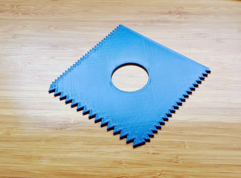 Dao gạt resin nhiều rãnh (Multi-Notch Resin Spreader / Trowel) - Image 1