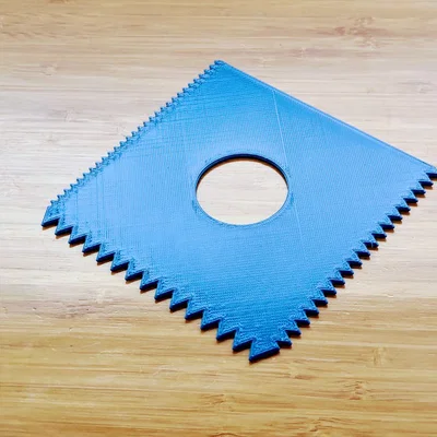 Dao gạt resin nhiều rãnh (Multi-Notch Resin Spreader / Trowel)