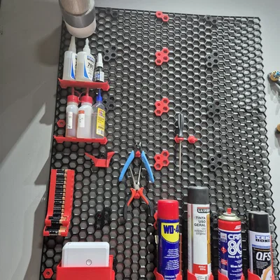 Khung viền trang trí bảng treo HSW (Honeycomb Storage Wall)