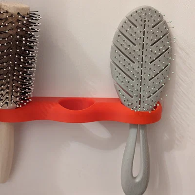 Giá treo lược chải tóc treo tường thông minh - Dễ in 3D
