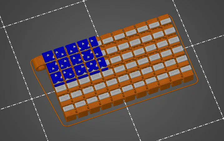 Móc khóa cờ Mỹ linh hoạt (Articulated American Flag Keychain) 3D - Image 2