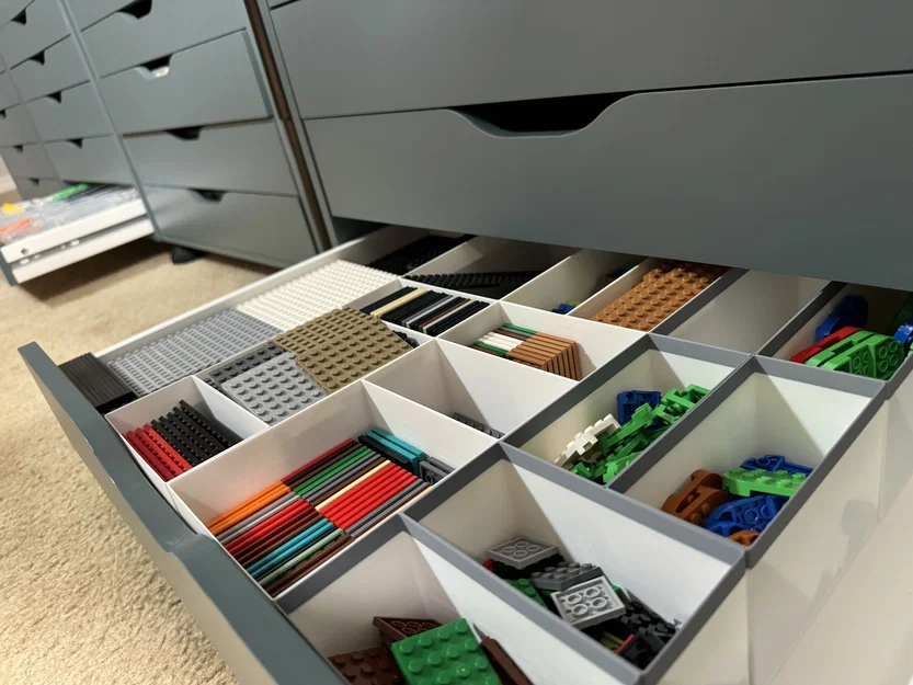 Khay Ngăn Kéo Modular cho Ikea Alex (Ikea Alex Modular Drawer Bins) - Image 3