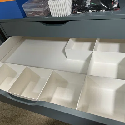 Khay Ngăn Kéo Modular cho Ikea Alex (Ikea Alex Modular Drawer Bins)
