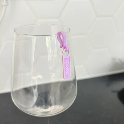 Thẻ đánh dấu ly tùy chỉnh - Phụ kiện nhận diện ly uống nước độc đáo