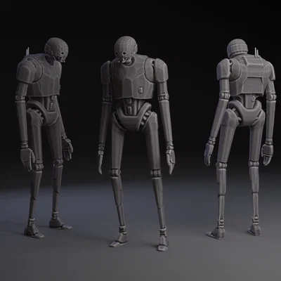Mô hình 3D Droid K2-SO từ Star Wars cực chất cho fan