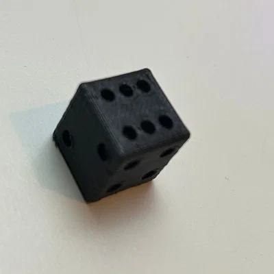 Mô hình xúc xắc 3D tiêu chuẩn (Spielwürfel) dễ in và giải trí