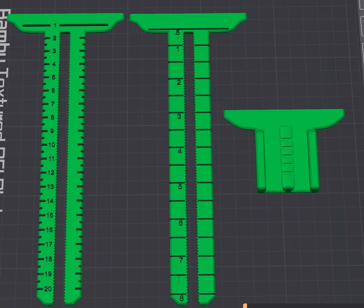 Bộ thước đo may mặc hệ inch tiện dụng cho dân may vá 3D - Image 1