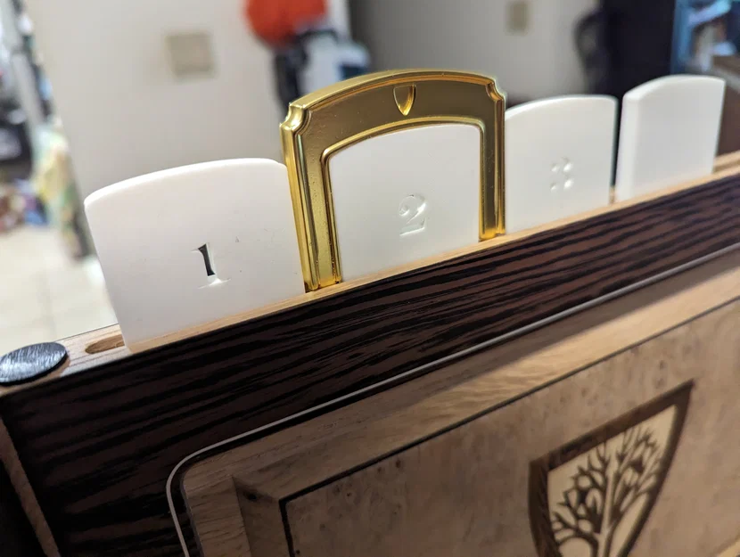 Hệ thống Initiative Tracker tương thích Wyrmwood DM Screen (3D print) - Image 1