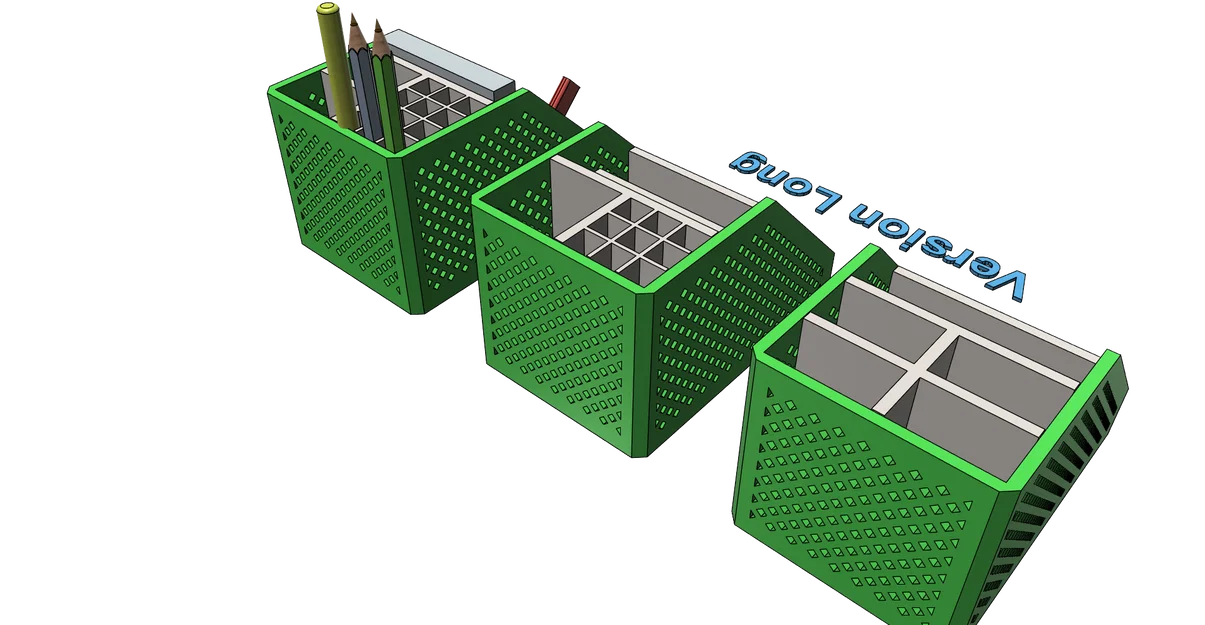 Organizer bàn làm việc: kệ bút dễ in, không support, đã test (có/không ngăn kéo) - Image 7