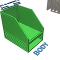 Organizer bàn làm việc: kệ bút dễ in, không support, đã test (có/không ngăn kéo) - Thumbnail 8