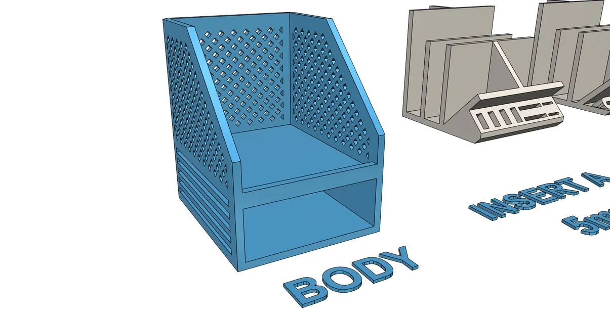 Organizer bàn làm việc: kệ bút dễ in, không support, đã test (có/không ngăn kéo) - Image 20