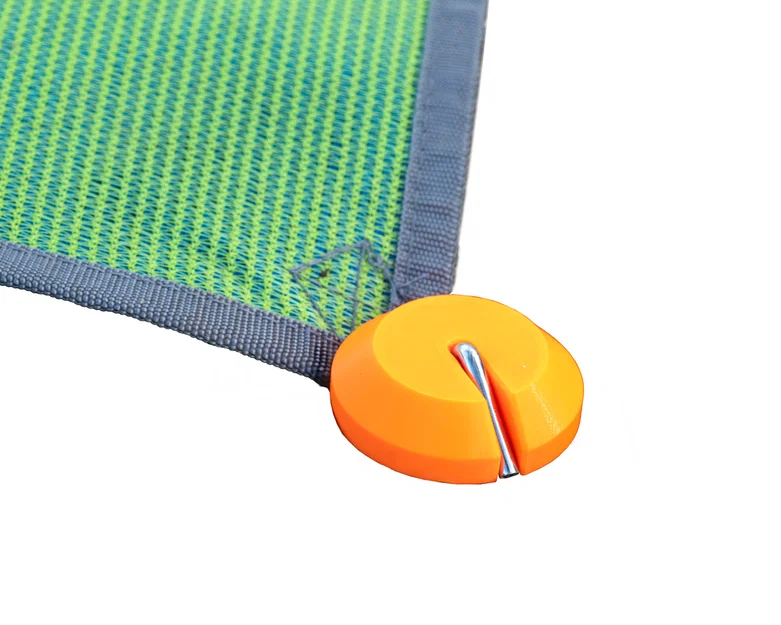 Đĩa an toàn cho cọc lều & groundsheet (TENT PEG GROUNDSHEET SAFETY DISK) - Image 1