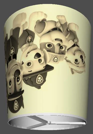 Chụp đèn Paw Patrol Lithopane (Paw Patrol Lampshade) - Image 3