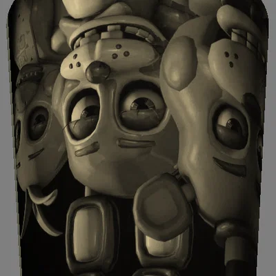Chụp đèn Lithopane Five Nights At Freddy's