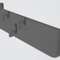 Giá treo Nintendo 3DS XL cho bảng Ikea Skadis (In 3D) - Thumbnail 3