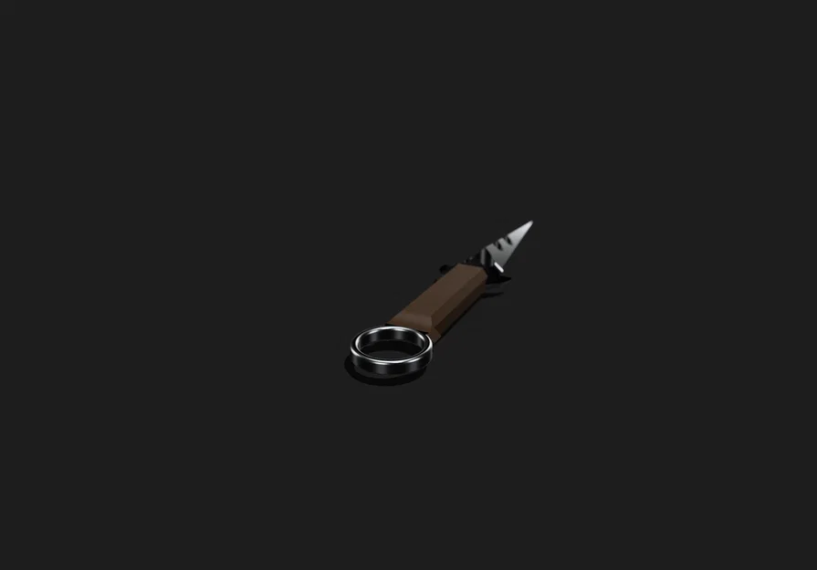 Mô hình dao ném (Throwing Knife) phong cách trung cổ in 3D đẹp mắt - Image 1