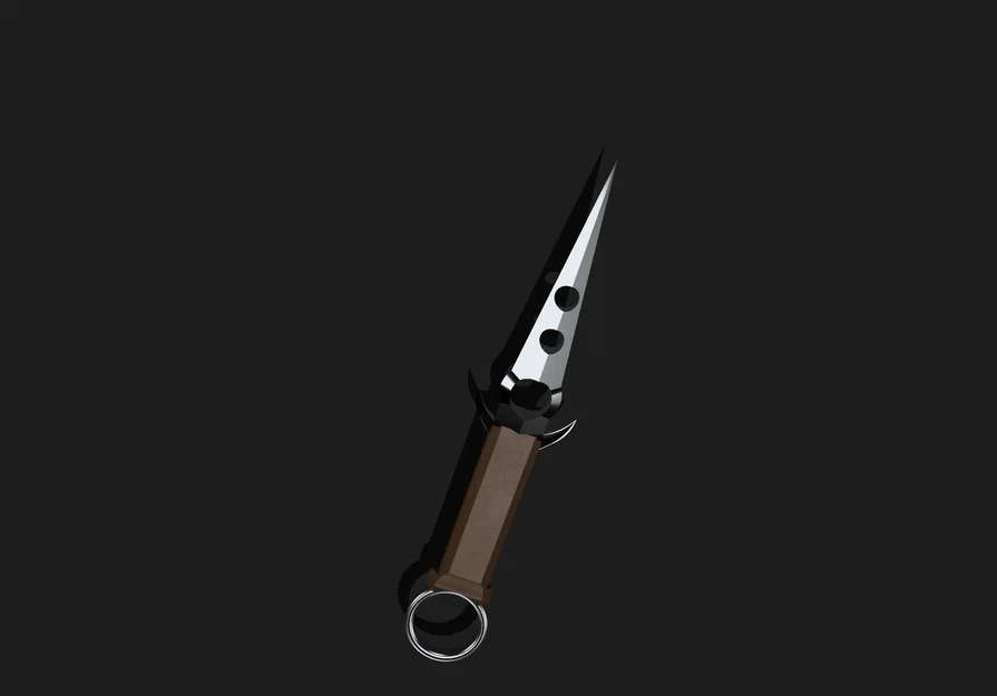 Mô hình dao ném (Throwing Knife) phong cách trung cổ in 3D đẹp mắt - Image 2