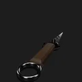 Mô hình dao ném (Throwing Knife) phong cách trung cổ in 3D đẹp mắt - Thumbnail 3