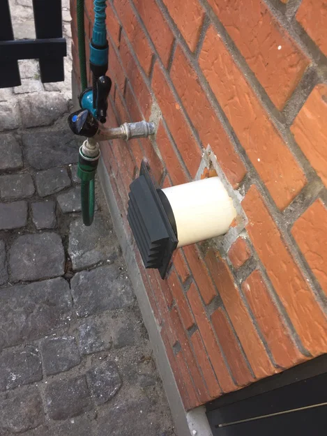 Lưới thông gió (air ventilation grill) cho ống 75mm - Image 2