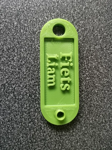 Móc khóa thẻ tên (keychain) chỉnh sửa trong Tinkercad - Image 1
