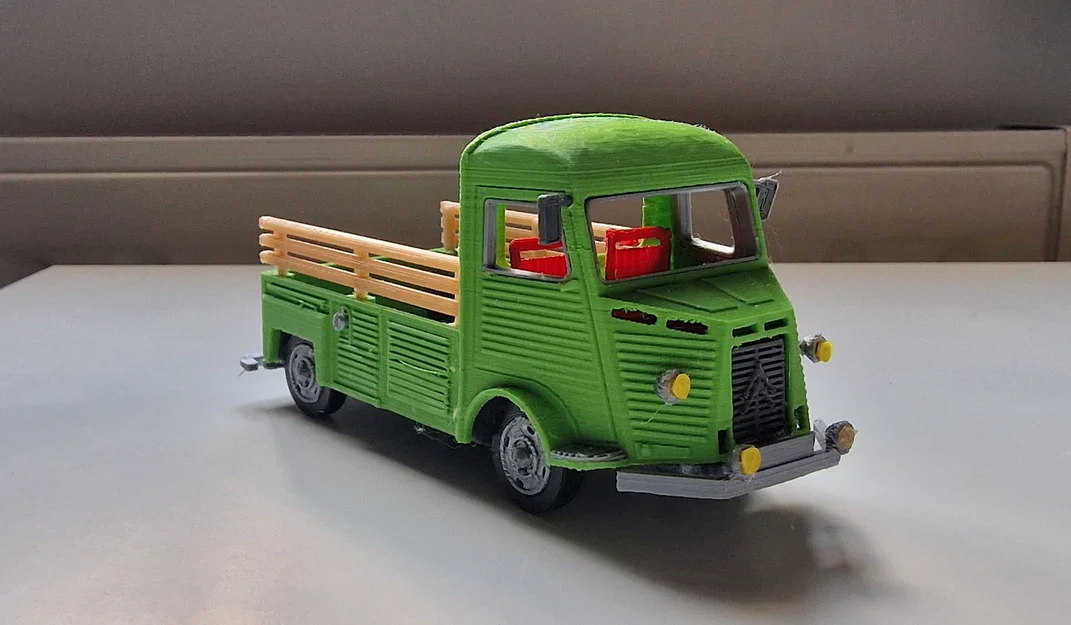 Mô hình in 3D xe tải cổ Citroen Type H 1952 (Tỷ lệ 1:34) - Image 1