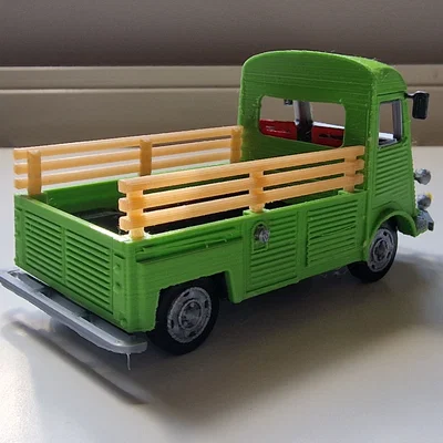Mô hình in 3D xe tải cổ Citroen Type H 1952 (Tỷ lệ 1:34)
