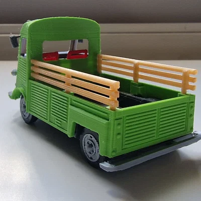Mô hình in 3D xe tải cổ Citroen Type H 1952 (Tỷ lệ 1:34)