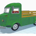 Mô hình in 3D xe tải cổ Citroen Type H 1952 (Tỷ lệ 1:34) - Thumbnail 12