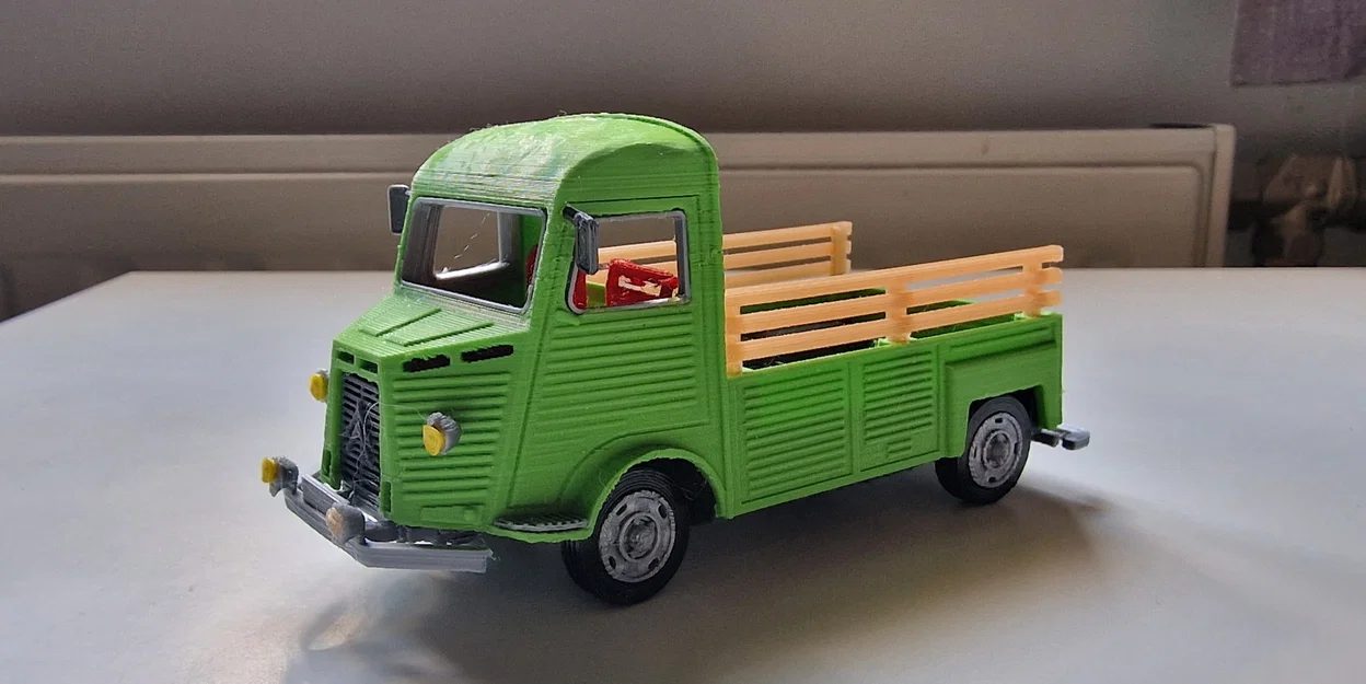 Mô hình in 3D xe tải cổ Citroen Type H 1952 (Tỷ lệ 1:34) - Image 15