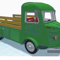 Mô hình in 3D xe tải cổ Citroen Type H 1952 (Tỷ lệ 1:34) - Thumbnail 16