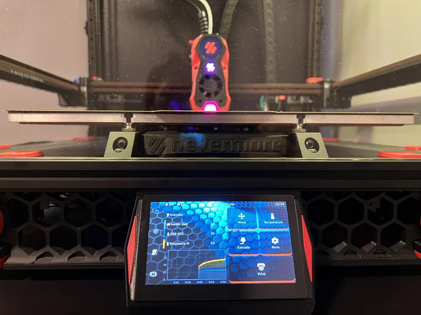 Vỏ màn Waveshare 4.3" DSI cho Voron 2.4 + mod clicky-clack fridge door (remix) - Image 1