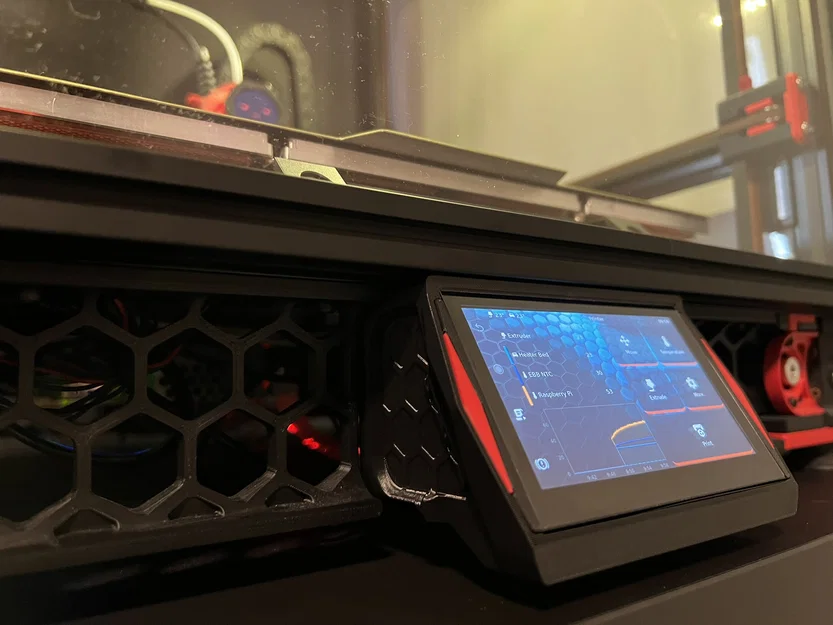 Vỏ màn Waveshare 4.3" DSI cho Voron 2.4 + mod clicky-clack fridge door (remix) - Image 2